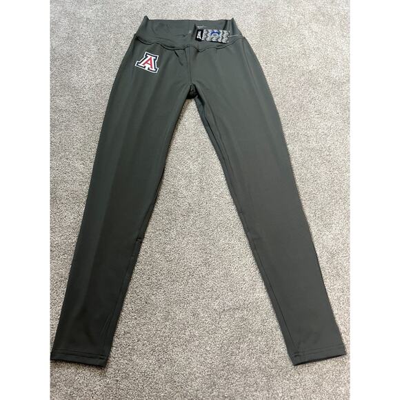 Zubaz University of Arizona Wildcats Pants Womens Medium Gray Stretchy Active - Picture 1 of 6